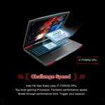 BBEN Laptop Gaming Computer Intel i7 7700HQ