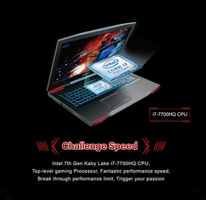 BBEN Laptop Gaming Computer Intel i7 7700HQ