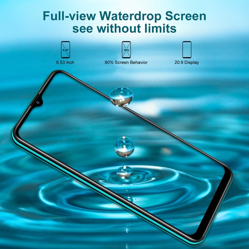 XGODY Mobile Phone Android 9.0 6.53" Waterdrop